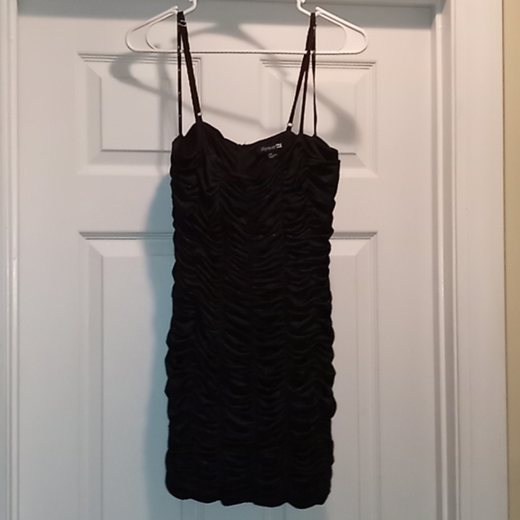 Ruched cami dress with gold glitter - Picture 6 of 6